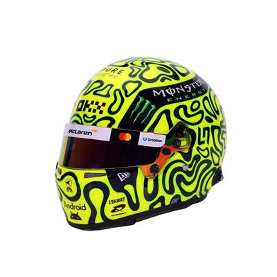 1:2 MCLAREN MINI HELMET LANDO NORRIS 2025
