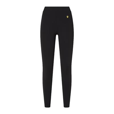 FERRARI WOMENS LEGGINS  BLACK