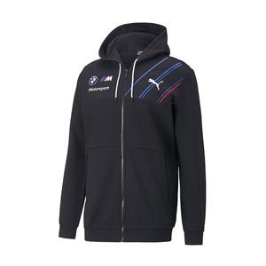 BMW MENS FULL ZIP HOODED SWEAT BLUE