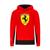 SCUDERIA FERRARI FW KIDS BIG SHIELD HOODY RED