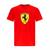 SCUDERIA FERRARI FW KIDS LARGE SHIELD TEE RED