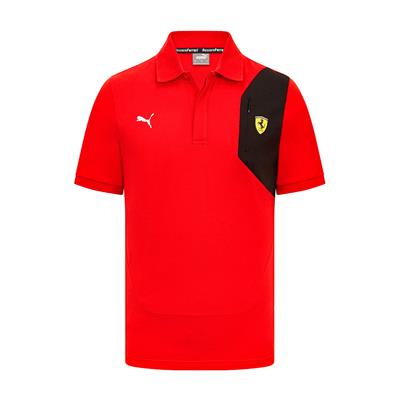 SCUDERIA FERRARI FW MENS CLASSIC POLO  RED
