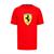 SCUDERIA FERRAARI  FW MENS LARGE SHIELD TEE  RED