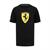 SCUDERIA FERRARI  FW MENS LARGE SHIELD TEE  BLACK