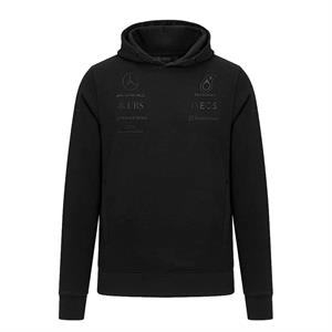 MERCEDES TEAM STEALTH HOODY  BLACK