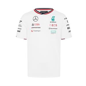 MERCEDES TEAM MENS DRIVER TEE WHITE