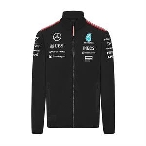 MERCEDES TEAM MENS SOFTSHELL  BLACK