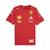 SCUDERIA FERRARI MENS  LECLERC TEE RED