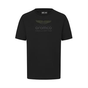 ASTON MARTIN  FW LOGO STEALTH TEE BLACK