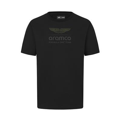 ASTON MARTIN  FW LOGO STEALTH TEE BLACK