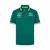 ASTON MARTIN MENS TEAM POLO  GREEN