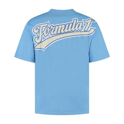 F1 FW HERITAGE LOGO TEE BLUE