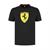 SCUDERIA FERRARI FW MENS LARGE SHIELD TEE BLACK
