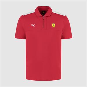 SCUDERIA FERRARI FW MENS POLO DARK CHERRY