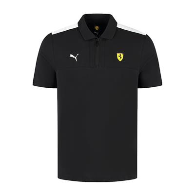 SCUDERIA FERRARI FW MENS POLO BLACK