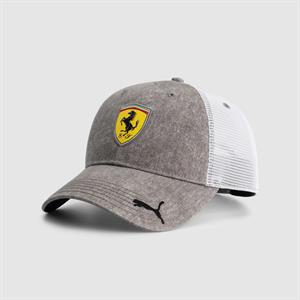 SCUDERIA FERRARI FW TRUCKER CAP GREY