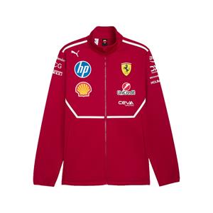 SCUDERIA FERRARI TEAM SOFTSHELL JACKET DARK CHERRY