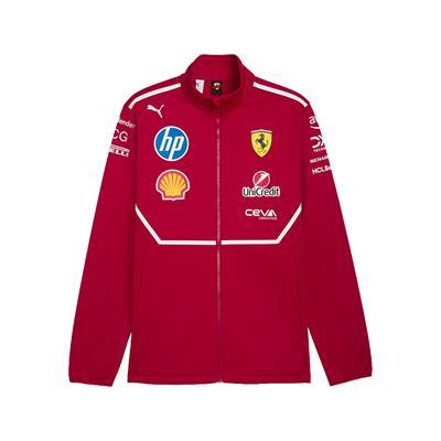 SCUDERIA FERRARI TEAM SOFTSHELL JACKET DARK CHERRY