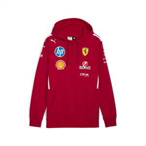 SCUDERIA FERRARI TEAM HOODIE DARK CHERRY