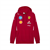SCUDERIA FERRARI TEAM HOODIE DARK CHERRY