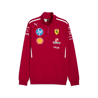 SCUDERIA FERRARI TEAM 1/2 ZIP SWEAT