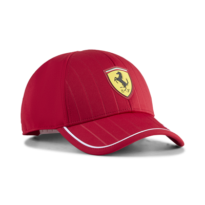 SCUDERIA FERRARI KIDS TEAM BB CAP DARK CHERRY