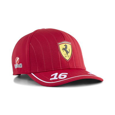SCUDERIA FERRARI  LECLERC LC CAP DARK CHERRY