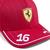 SCUDERIA FERRARI  KIDS LECLERC  CAP DARK CHERRY
