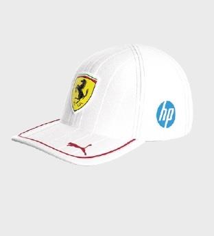 SCUDERIA FERRARI  HAMILTON CAP WHITE