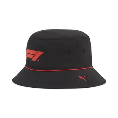 F1 FW BUCKET HAT BLACK