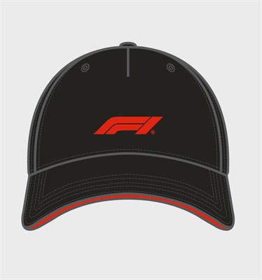 F1 FW SMALL LOGO CAP BLACK