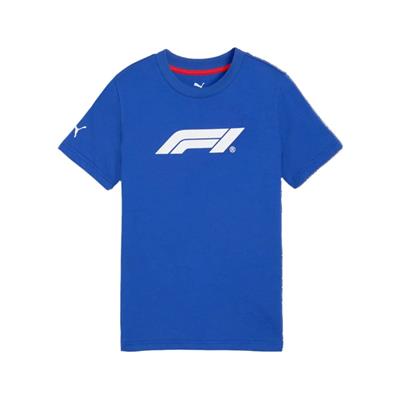 F1 FW KIDS LOGO TEE 180G BLUE