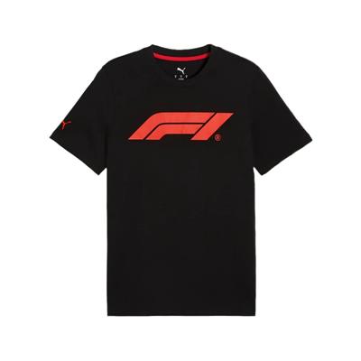F1 ESS MENS LOGO TEE 180G BLACK