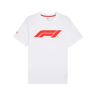 F1 ESS MENS LOGO TEE 180G WHITE