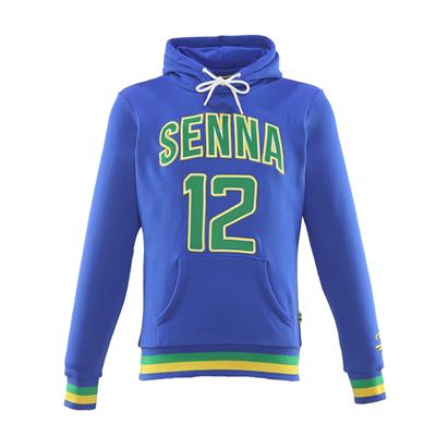 SENNA COLLEGIATE HOODIE MENS BLUE