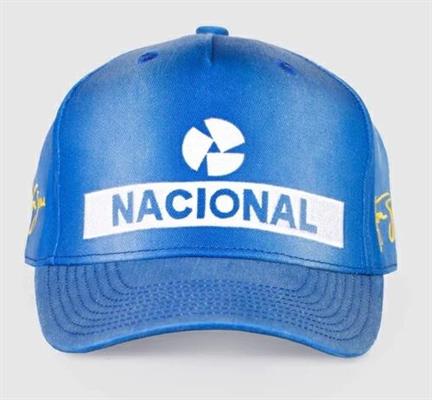 SENNA NACIONAL VINTAGE WASH BB CAP BLU