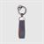 SENNA LEATHER AND METAL KEYCHAIN