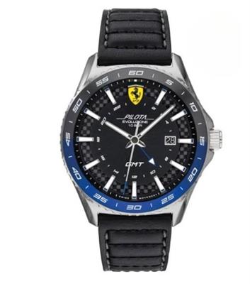 SCUDERIA FERRARI WATCH PILOTA CASE BLUE