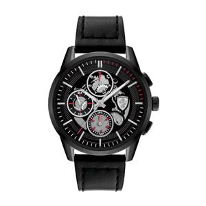 SCUDERIA FERRARI WATCH GRAND TOUR MULTIFX BLACK SKELETON