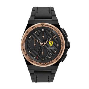 SCUDERIA FERRARI WATCH ASPRE QUARTZ CASE BLACK LEATHER 4
