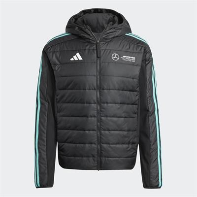 MERCEDES DNA PUFFER JACKET MENS BLACK