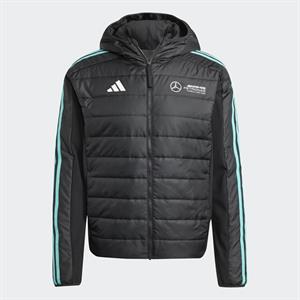 MERCEDES DNA PUFFER JACKET MENS BLACK