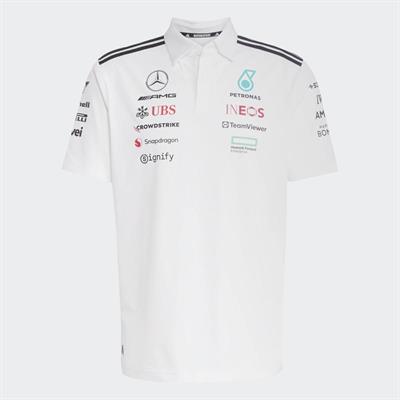 MERCEDES TEAM POLO MENS WHITE