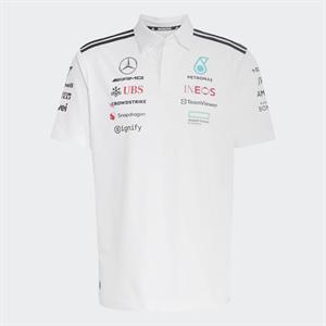 MERCEDES TEAM POLO MENS WHITE