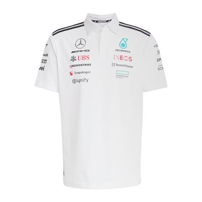 MERCEDES TEAM POLO MENS WHITE