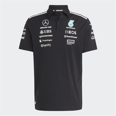MERCEDES TEAM POLO MENS BLACK
