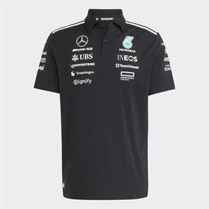 MERCEDES TEAM POLO MENS BLACK