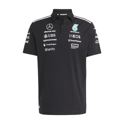 MERCEDES TEAM POLO MENS BLACK