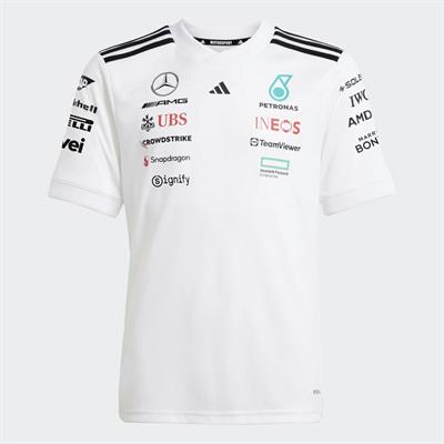 MERCEDES TEAM T-SHIRT YOUTH WHITE