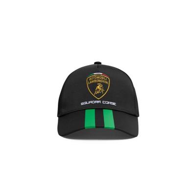 CAP LAMBORGNI BLACK/GREEN